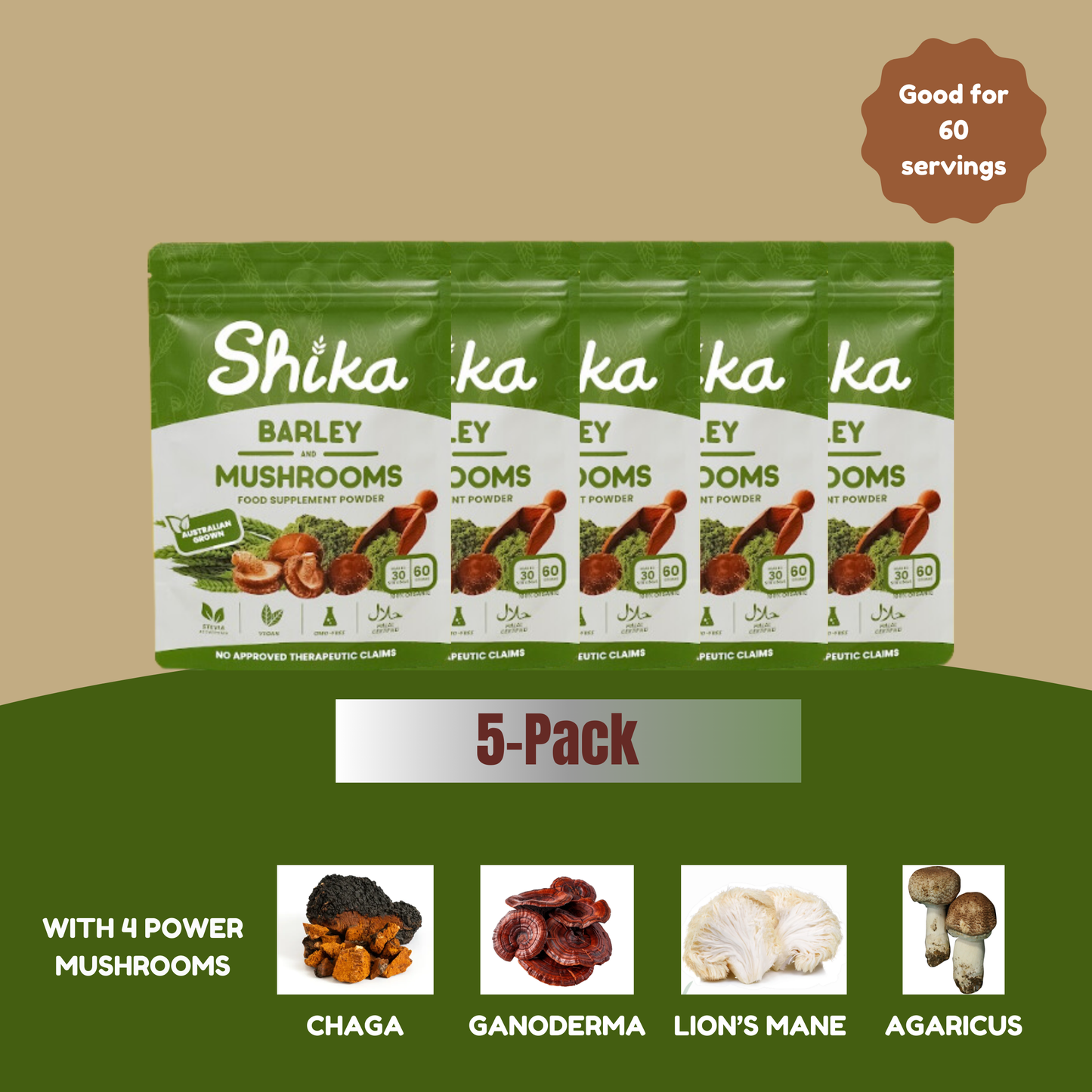 Shika Barley and Mushrooms