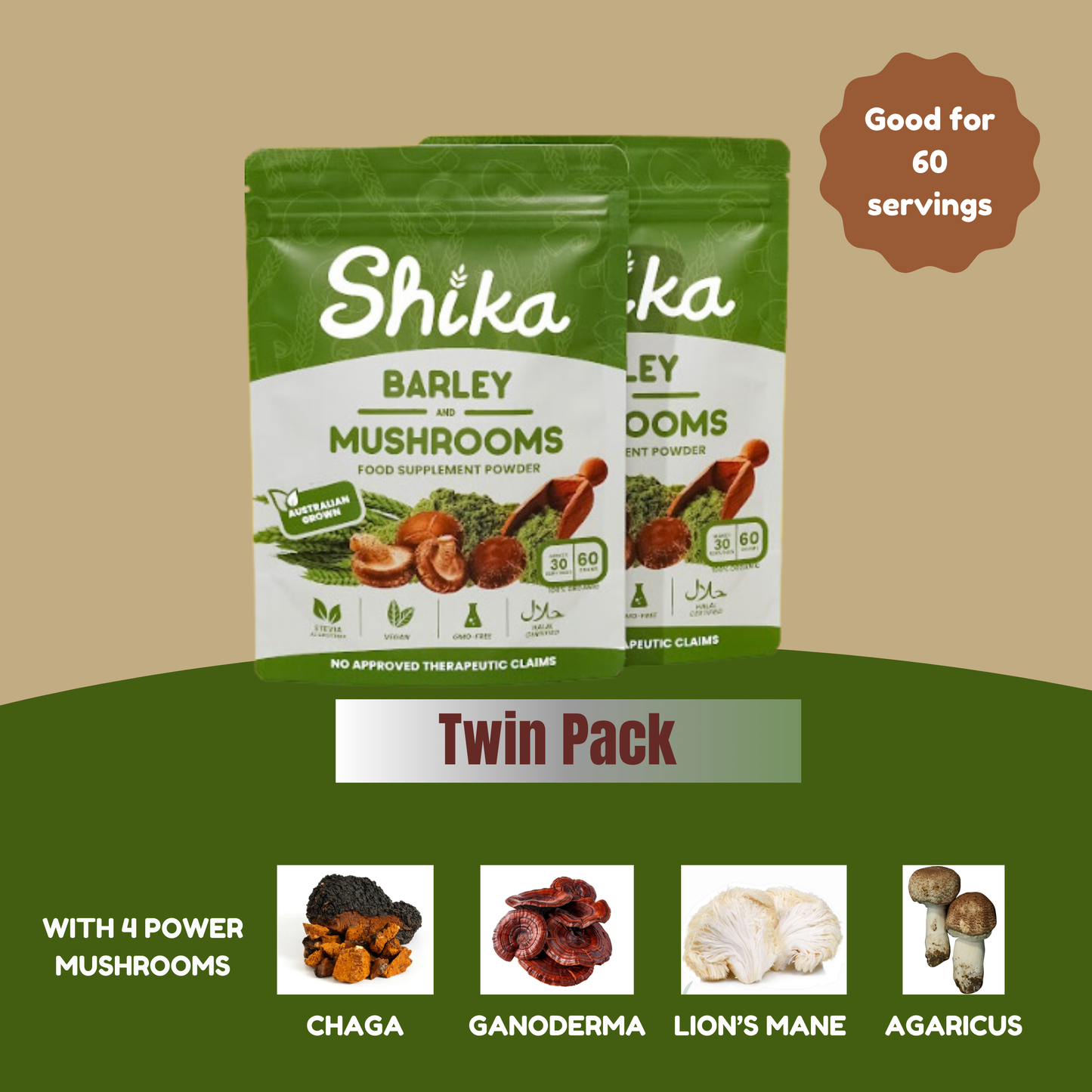 Shika Barley and Mushrooms