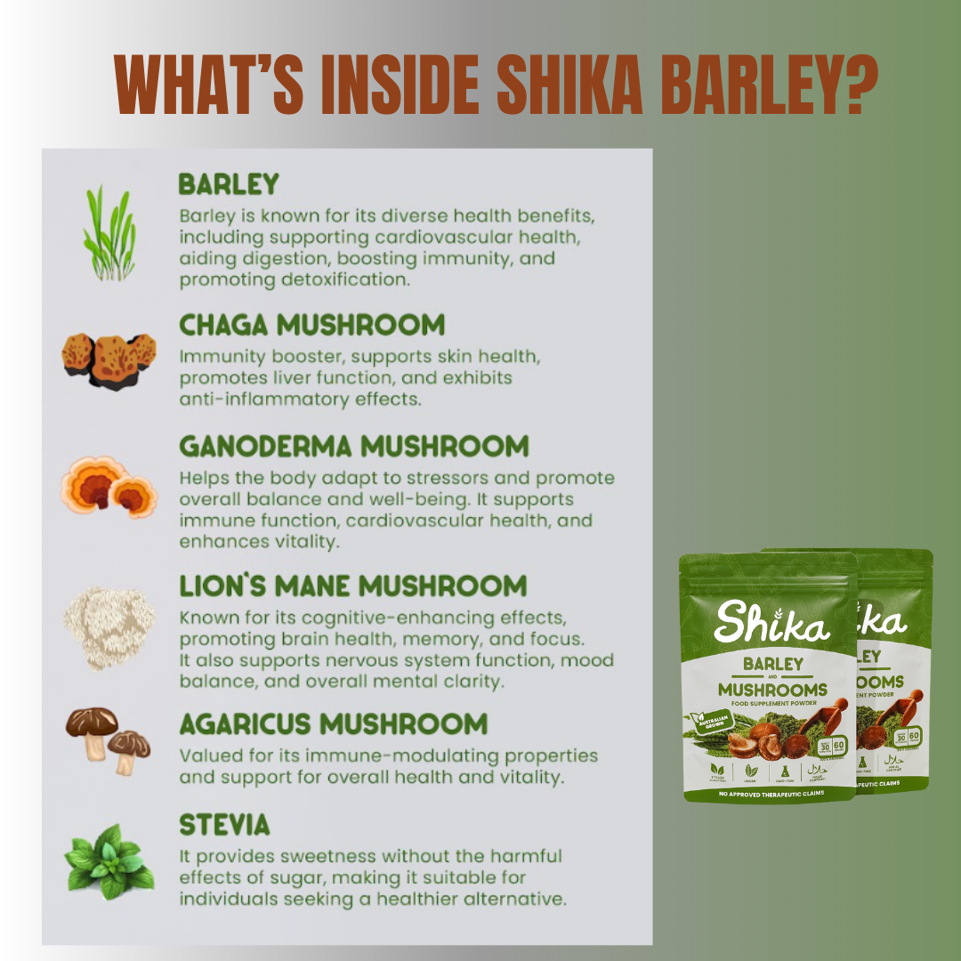 Shika Barley and Mushrooms