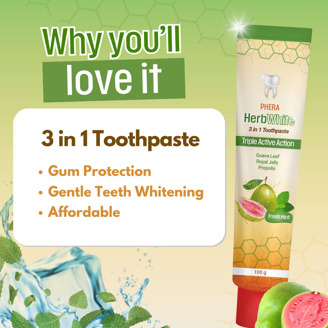 Phera Guava Toothpaste Bundle - 3 Pcs