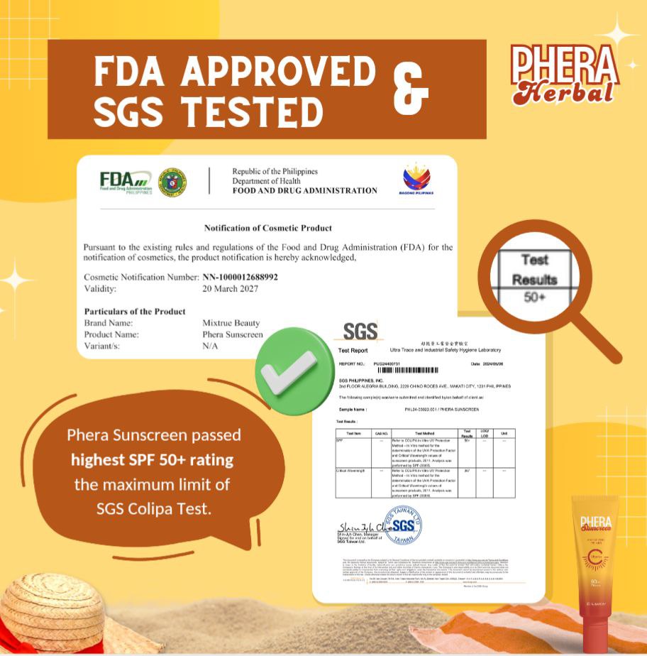 Phera Herbal Primer Sunscreen 40ml