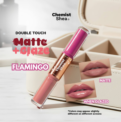Chemist Shea Double Touch Matte + Glaze Lipstick
