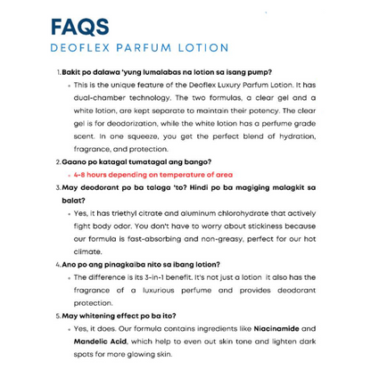 Deoflex Parfum Lotion - Rouge