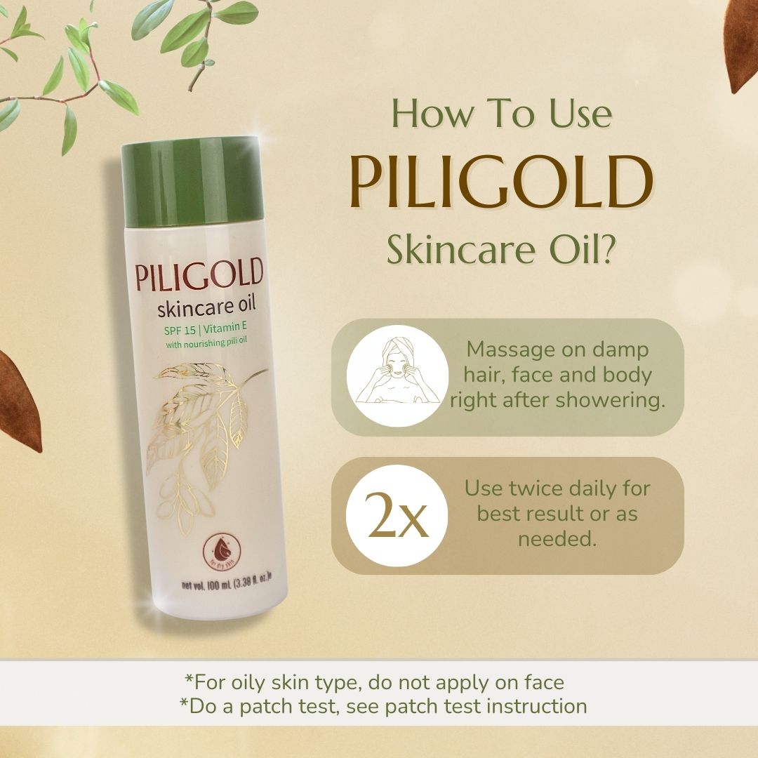 PiliGold Skincare Oil SPF 15